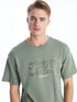 LC Waikiki Crew Neck Short Sleeve Printed Combed Cotton Men's T-shirt